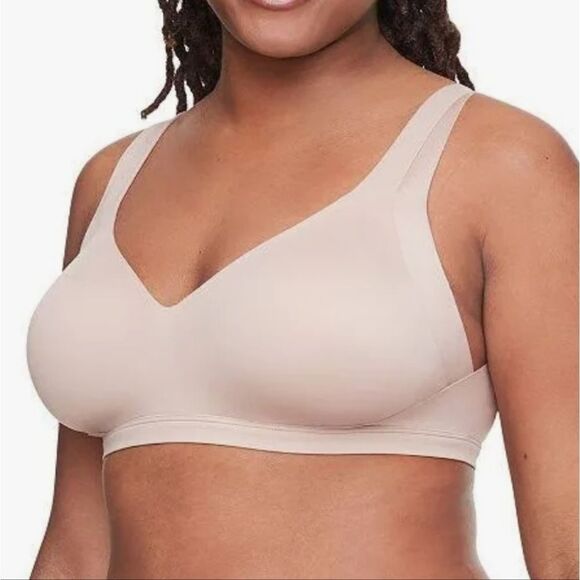 Warner's Women's No Side Effects Wire-Free Back Smoothing Contour Bra - Picture 10 of 10